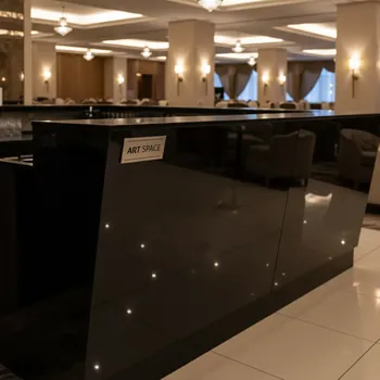 Аренда Стойка барная черная глянцевая в Imeretinskiy Hotel — ART SPACE