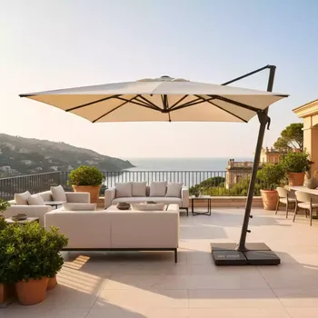 Аренда Зонт садовый GardenWay SLHU0010 кремовый в ресторане «Sanremo» — ART SPACE