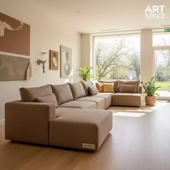Аренда Плетеный модульный диван YR822BB brown brown в Novotel Resort — ART SPACE