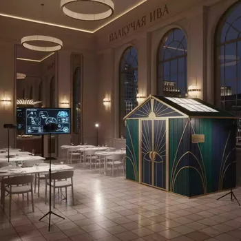 Аренда Сарай пластиковый Woodside в ресторане «Плакучая Ива» — ART SPACE