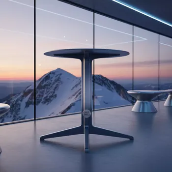 Аренда Подстолье металлическое барное BGA4K на площадке Rosa Peak (2320м) — ART SPACE