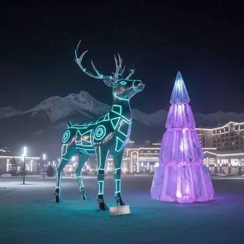 Аренда Фигуры надувные новогодние в Sochi Marriott Krasnaya Polyana — ART SPACE
