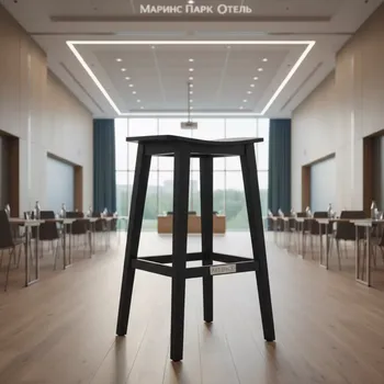 Аренда Стул барный черный Wood в Маринс Парк Отеле — ART SPACE
