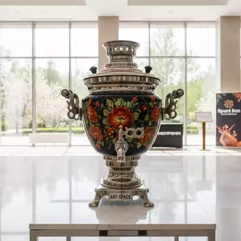 Аренда Самовар электрический расписной 10 л в Sport Inn Hotel & Wellness — ART SPACE