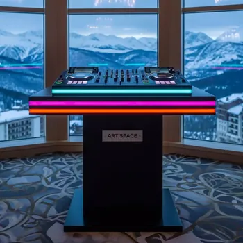 Аренда Оборудование DJ Pioneer стол звуковое оборудование подиум 2 м в Rixos Krasnaya Polyana — ART SPACE