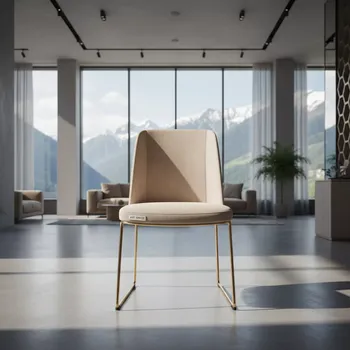Аренда Стул золотой бежевый бархатный ОКТАВА в Radisson Hotel Rosa Khutor — ART SPACE