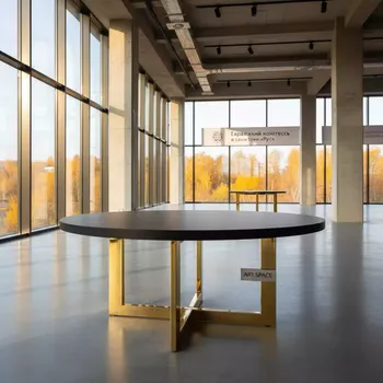 Аренда Стол банкетный Ritz black gold в санатории «Русь» — ART SPACE