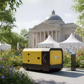Аренда Дизельный генератор Atlas Copco QAS 100 в санатории «Черноморье» — ART SPACE