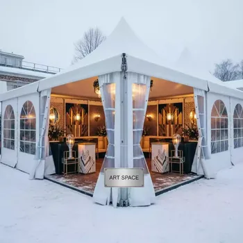 Аренда Шатер мобильный Премиум Бизон 4х6 м в ресторане «Brunello» — ART SPACE