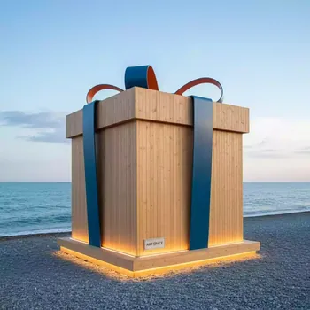 Аренда Фотозона подарок на пляже «Маяк» — ART SPACE