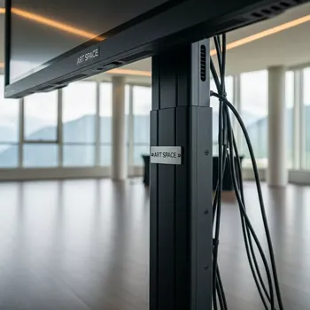 Аренда Стойка мобильная FIX T1030T для дисплея доски Black в Golden Tulip Rosa Khutor — ART SPACE
