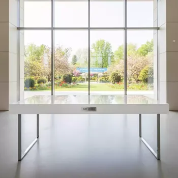 Аренда Стол белый прямоугольный 120x75 см в City Park Hotel Sochi — ART SPACE