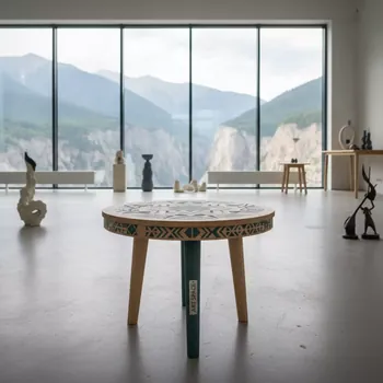 Аренда Стол резной D 48 см в Skypark Sochi — ART SPACE