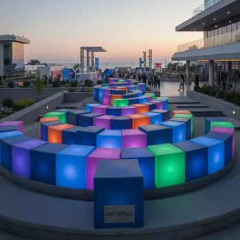 Аренда Светильник пластиковый куб Cubo 20 в Swissôtel Resort Sochi Kamelia — ART SPACE