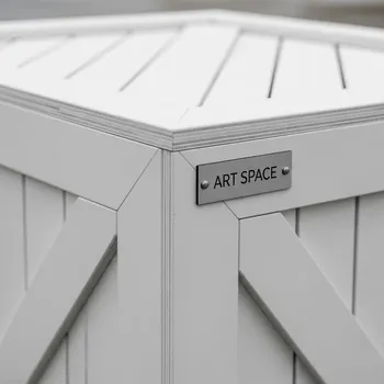Аренда Ящик деревянный белый в пляжном комплексе VinoGrad — ART SPACE