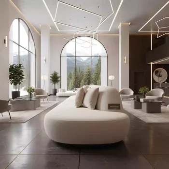 Аренда Диван дизайнерский Organix Lounge с подушками в Гранд Отель Поляна — ART SPACE
