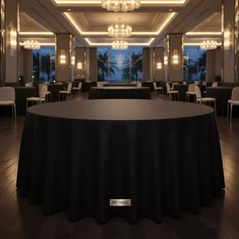 Аренда Скатерть на круглый стол черная ø180 см в Swissôtel Resort Sochi Kamelia — ART SPACE