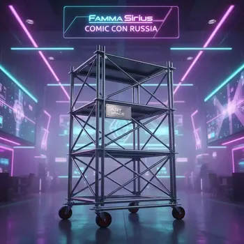 Аренда Вышка тура передвижная на колесах стальная Вектор в Gamma Sirius — ART SPACE