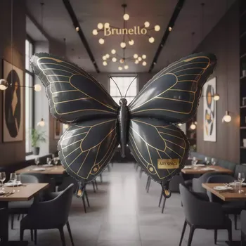 Аренда Шар фольгированный «Бабочка» в ресторане «Brunello» — ART SPACE