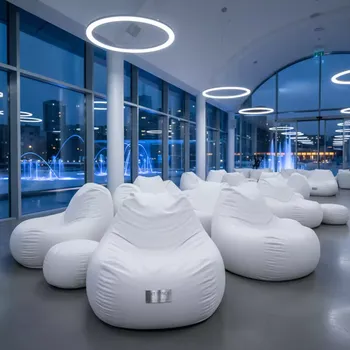 Аренда Пуф мешок белый в ресторане «Voda» — ART SPACE