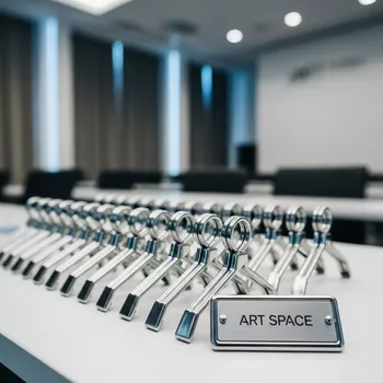 Аренда Ригель для календаря 200 мм 100 штук серебряные в Bridge Resort — ART SPACE