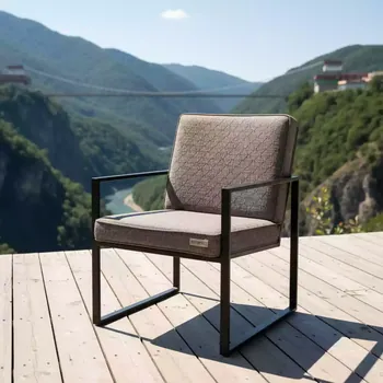 Аренда Кресло Brocade раскладное темно бежевое в Skypark Sochi — ART SPACE