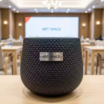 Аренда Кашпо для цветов Prosperplast Rato Low 158 11 л антрацит в Sochi Marriott Krasnaya Polyana — ART SPACE