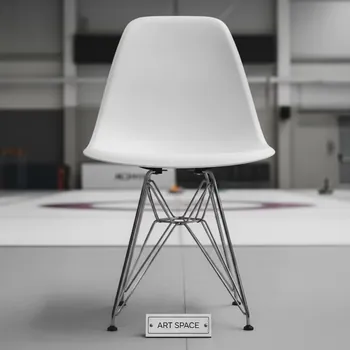 Аренда Стул белый Eames Metal в Керлинговом центре «Ледяной куб» — ART SPACE