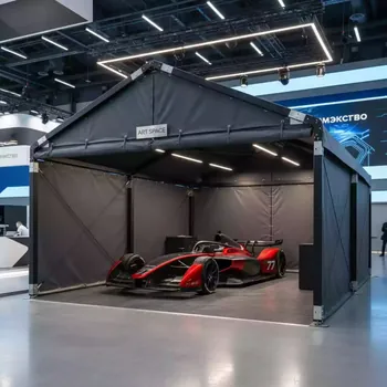 Аренда Шатер для мотоспорта и автоспорта премиум бизон 4х8 в Alpha Sirius — ART SPACE