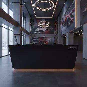 Аренда Стойка ресепшн черная в Grand Karat Sochi — ART SPACE