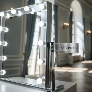 Аренда Зеркало гримерное Hollywood Silver на Сочи Автодроме — ART SPACE