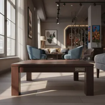 Аренда Стол низкий темный 55х55 см в Boutique Hotel PORTUM 1905 — ART SPACE