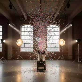 Аренда Пушка конфетти для фотозоны в лофте «Студия 21» — ART SPACE