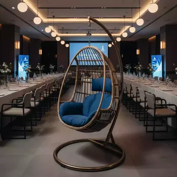 Аренда Кресло подвесное из искусственного ротанга MD 997 в ресторане «D.O.M» — ART SPACE