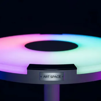 Аренда Стол светящийся Pacifico Round RGB Accum на теплоходе «Дагомыс» — ART SPACE