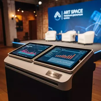Аренда Интерактивная трибуна AxeTech Double Medium в гранд-отеле «Жемчужина» — ART SPACE