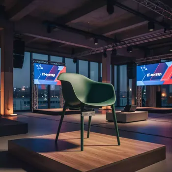 Аренда Стул пластиковый зеленый Junie в Red Arena — ART SPACE