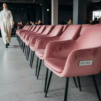 Аренда Стул велюр Newtone Rose металл Olys в ресторане «Сыроварня» — ART SPACE