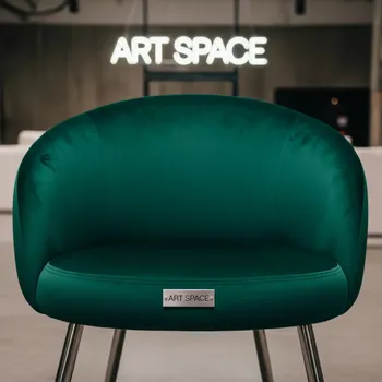 Аренда Кресла Half Ring вельвет изумрудные в Сочи Парк Отеле — ART SPACE