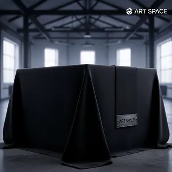 Аренда Скатерть прямоугольная черная 320х225 см в лофте «Студия 21» — ART SPACE