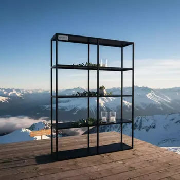 Аренда Стеллаж 4 полки металл на площадке Rosa Peak (2320м) — ART SPACE