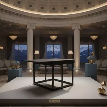Аренда Стол раздвижной Лаки мини 800х300 мм лофт черный муар в Golden Tulip Rosa Khutor — ART SPACE