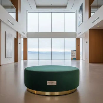 Аренда Пуфик круглый изумруд в отеле Hyatt Regency Sochi — ART SPACE
