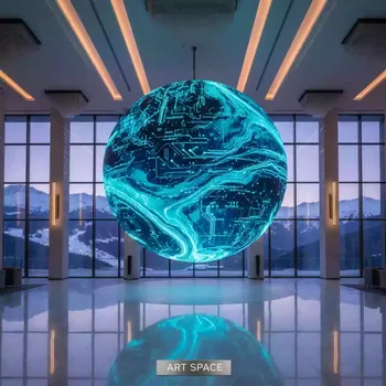 Аренда Шар LED диаметр 150 см шаг 2,5 мм в Rixos Krasnaya Polyana — ART SPACE
