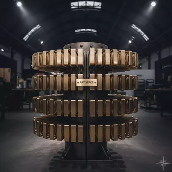 Аренда Ригель для календаря 250 мм бронза 1000 штук в Radisson Blu Resort & Congress Centre — ART SPACE