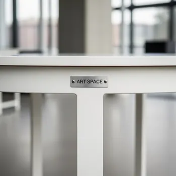 Аренда Стол Лидер 9 D 80 см белый белый каркас в Gamma Sirius — ART SPACE