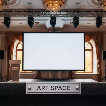 Аренда Экран для проектора 4х3 м в Golden Tulip Rosa Khutor — ART SPACE