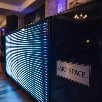 Аренда Фасад LED мобильный для диджея в ресторане «Плакучая Ива» — ART SPACE