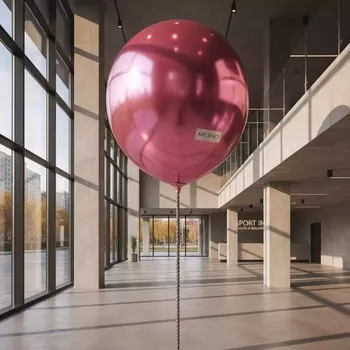 Аренда Шар с гелием малиновый 1 м в Sport Inn Hotel & Wellness — ART SPACE