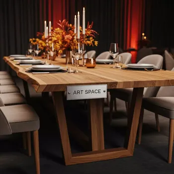 Аренда Стол обеденный Arki Table Wood в банкетном зале «Дельфин» — ART SPACE